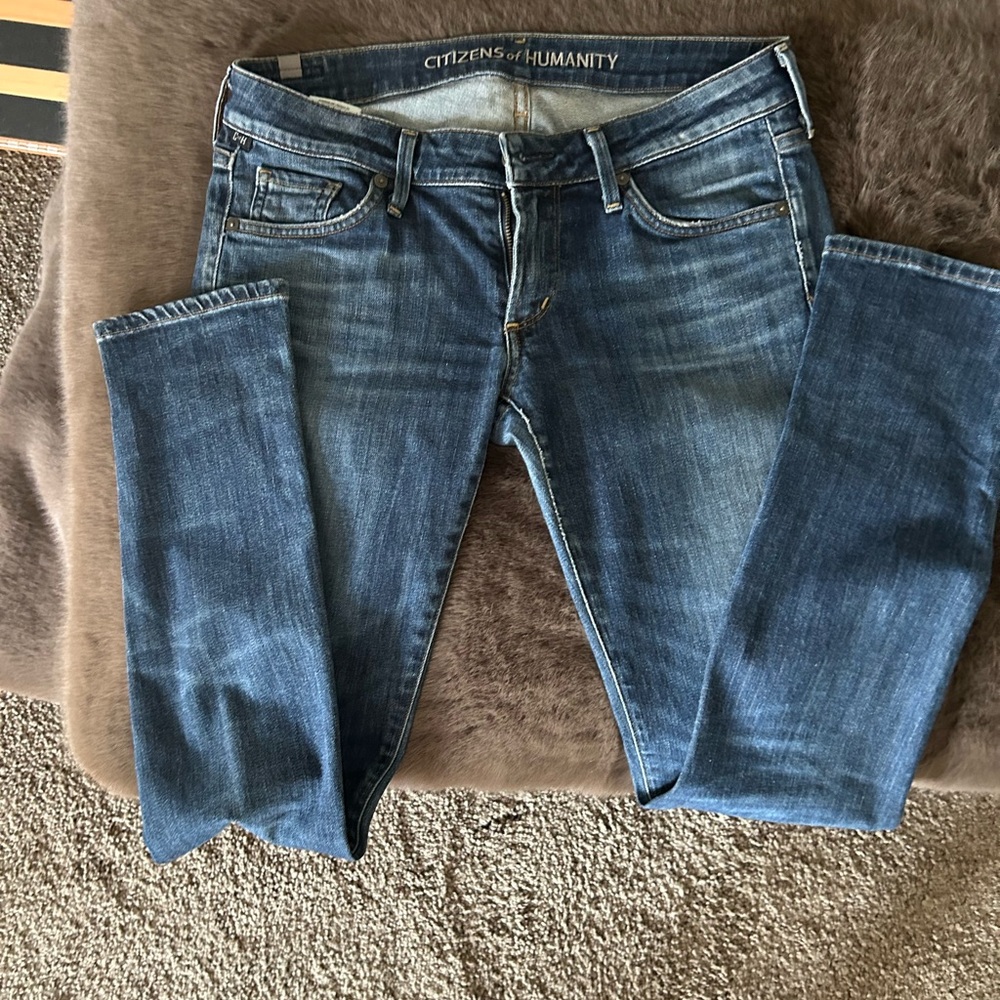 Citizens of Humanity Dark Blue Skinny Jeans